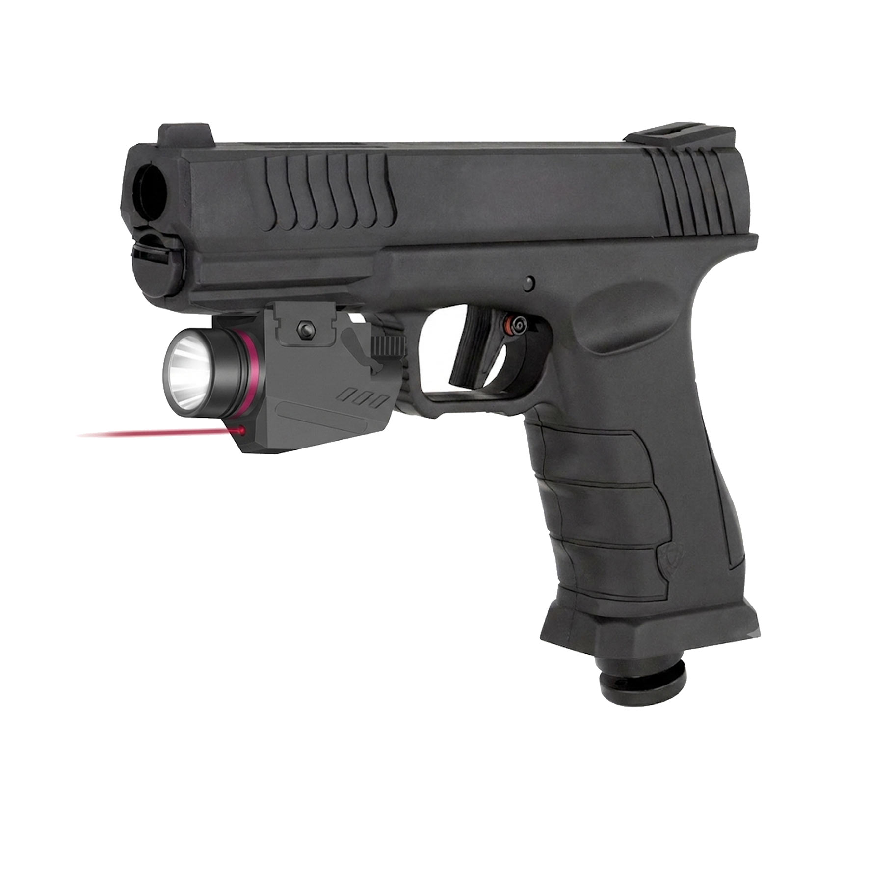 Pack-pistolet-de-défense-Gunsmith-GS50-CO2-cal.-50-14-joules-avec-Lampe-Laser-2