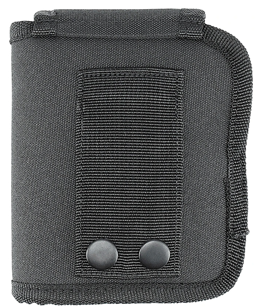 Dos du holster avec passant de ceinture et deux boutons-pression