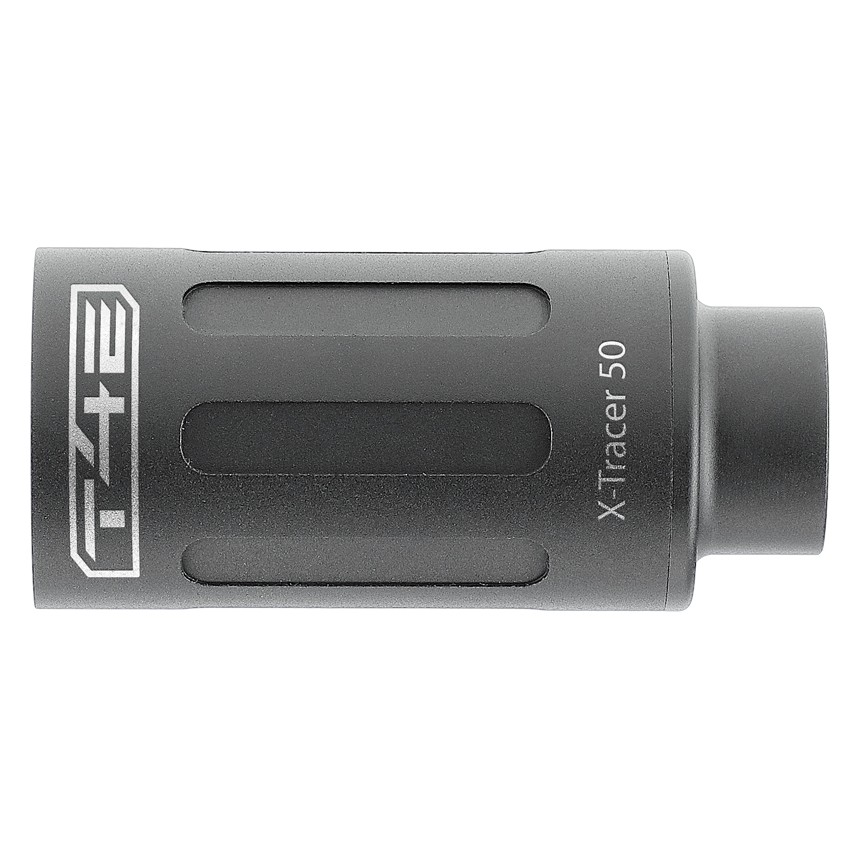 Traceur X-Tracer 50 vu de profil, logo T4E et inscription X-Tracer 50 sur le corps