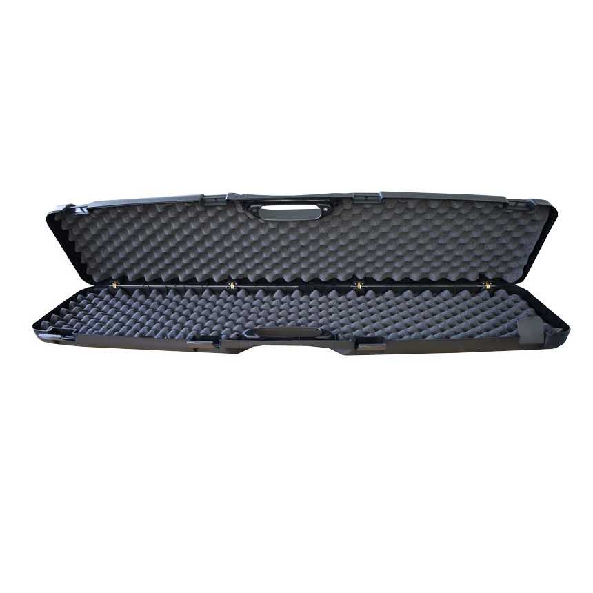 Mallette rigide noire Umarex pour carabine, ouverte, intérieur en mousse alvéolée