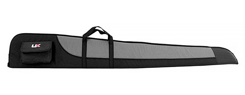 Fourreau pour carabine Umarex 140 cm gris et noir, poche à rabat et poignée à deux anses