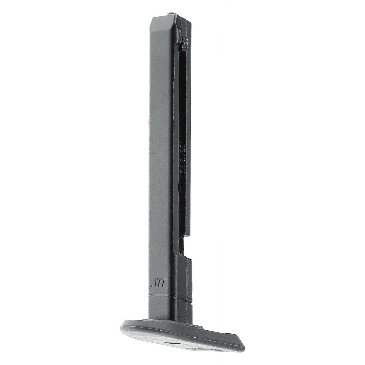 Chargeur noir pour pistolet Walther PDP Compact à billes BB 4,5 mm, marquage .177 au-dessus du talon