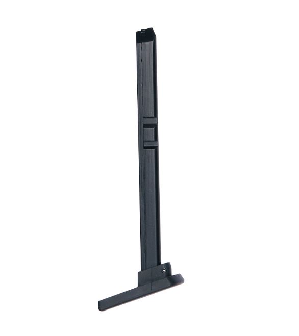 Chargeur noir du pistolet Bersa Thunder 9 Pro, tige étroite terminée par un talon allongé