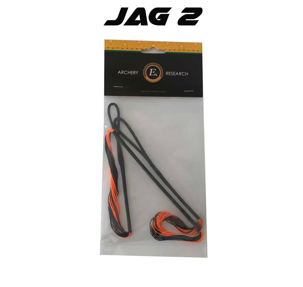 Corde de rechange JAG 2 dans son sachet EK Archery Research