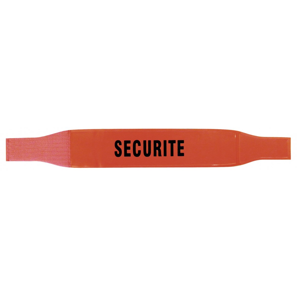 Brassard pour agent de sécurité réflexite orange - Sécurité Privée