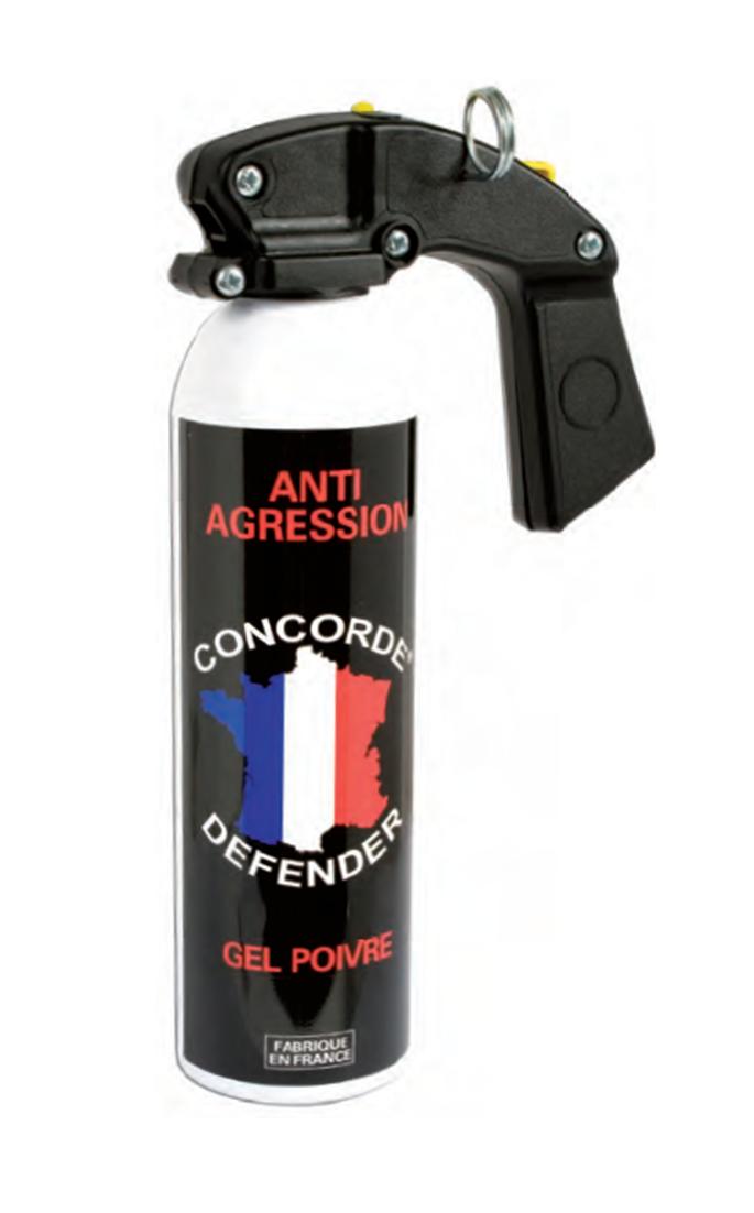 Bombe Lacrymogene 500ml Gel Poivre Longue Portee