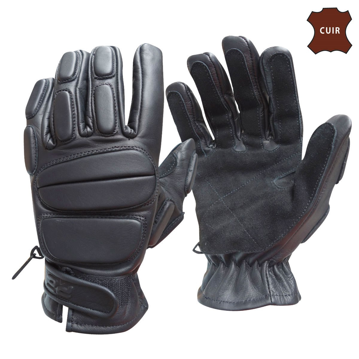 Gants cuir intervention SP avec manchett - Gants d'Intervention - Somatico