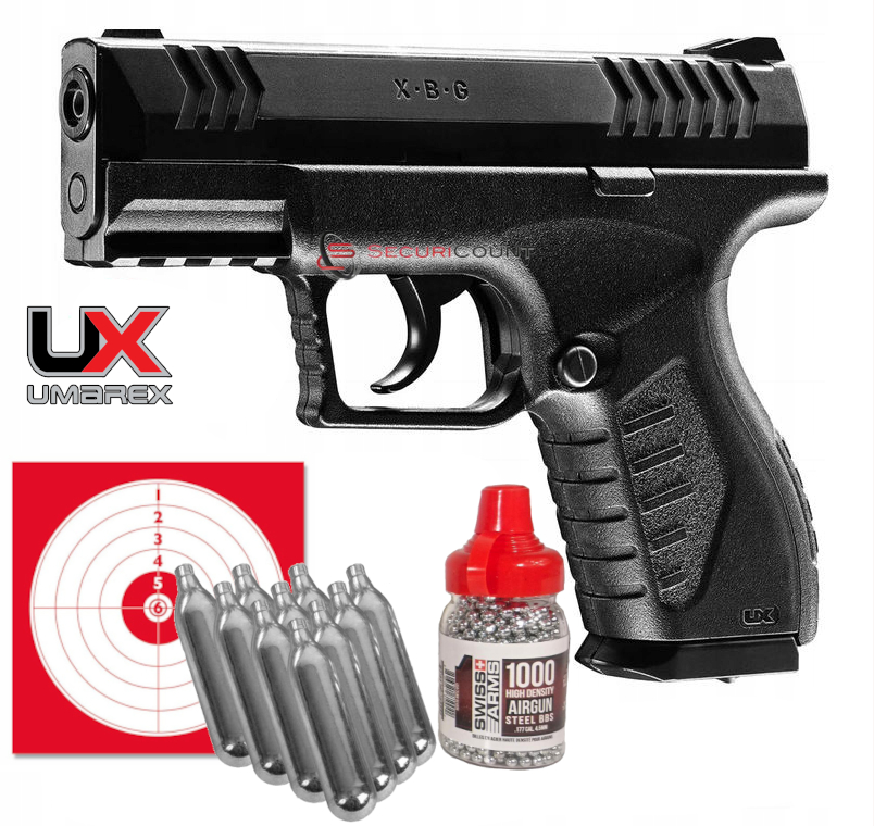 Pack pistolet à plomb Umarex Trevox cal. 4.5 mm