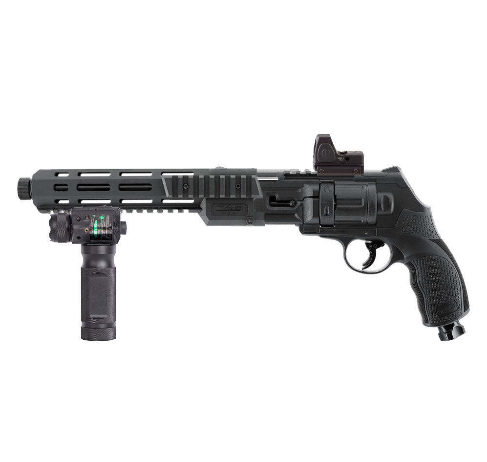 Revolver-de-défense-Umarex-TR50-cal.-50-17-joules-+-X-TENDER,-Viseur-Reflex-et-Poignée-Tactique2