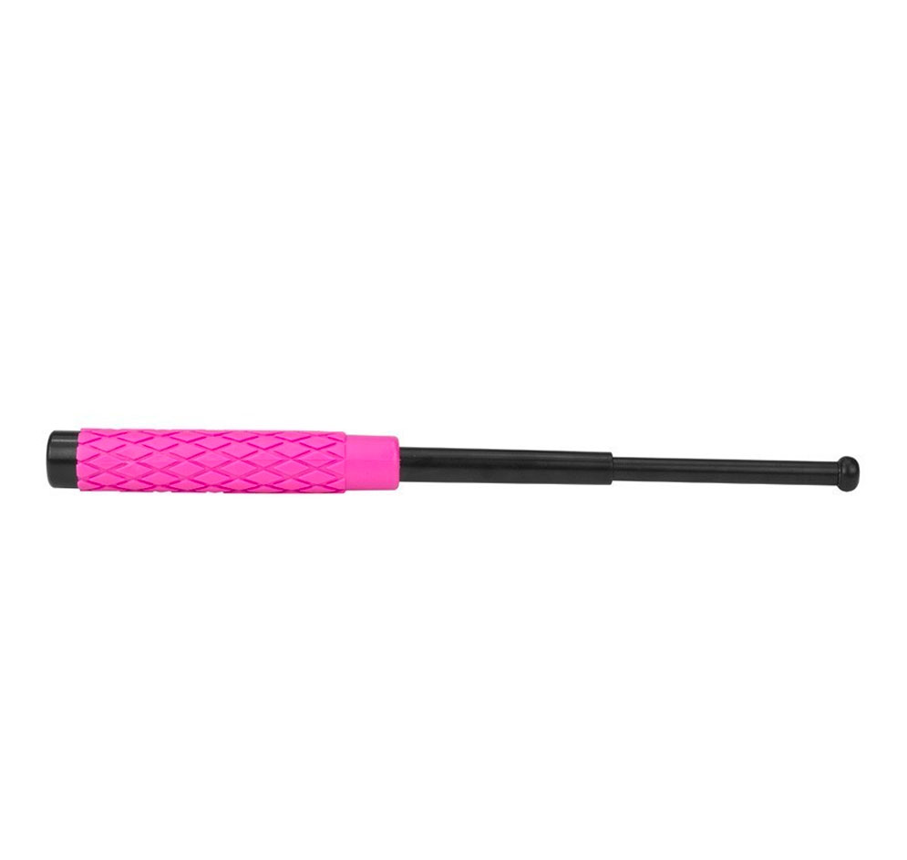 Matraque-télescopique-en-Acier-Trempé-38-cm-avec-Poignée-Compact-Caoutchouc-4