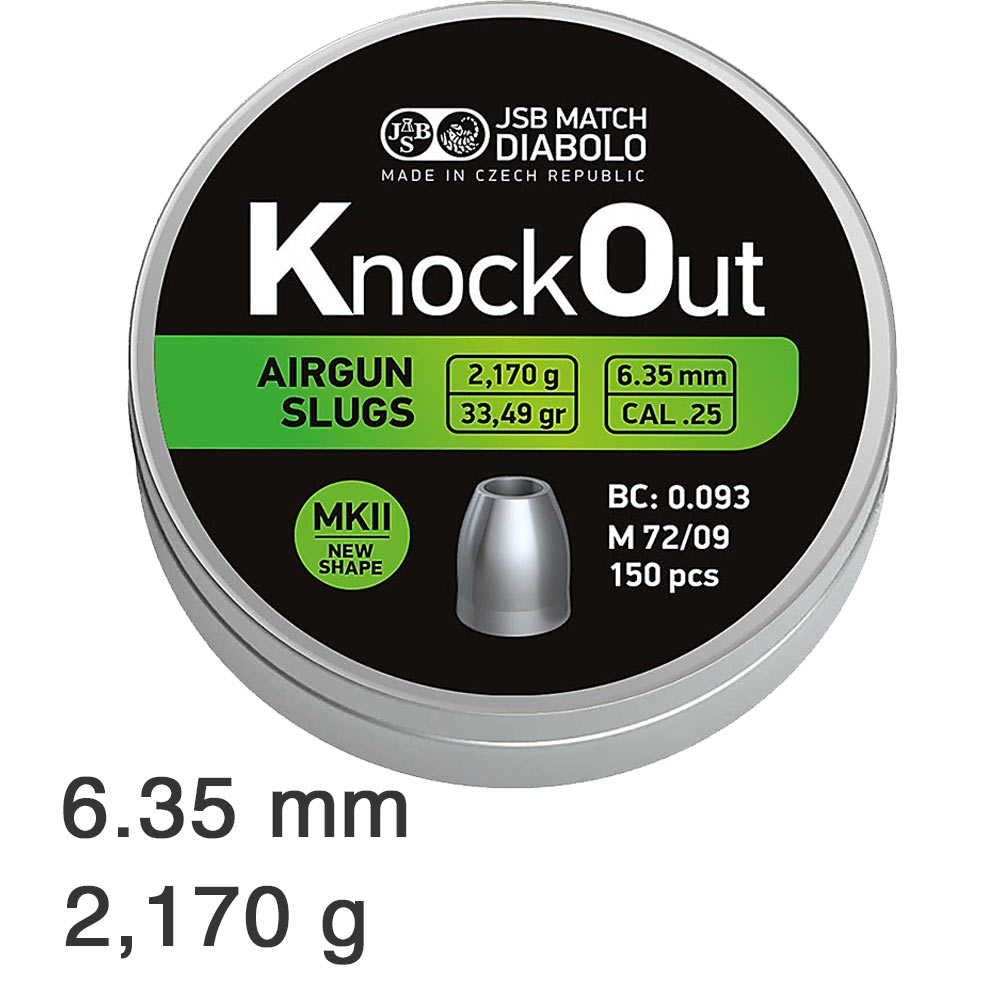 150-Plombs-Knock-Out-Slugs-JSB-Diabolo-cal.-6,35-mm-2,170-g-1