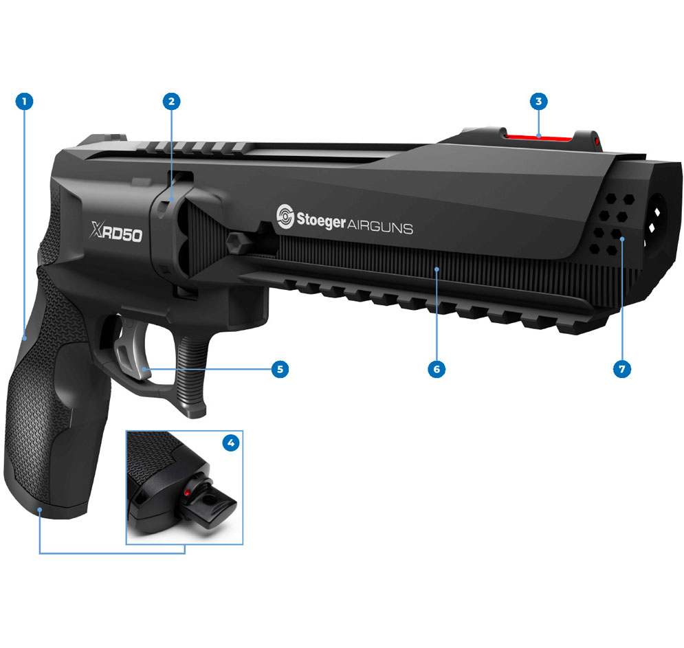 Pistolet-de-défense-XRD50-CO2-cal.-50-13-joules---Beretta-1