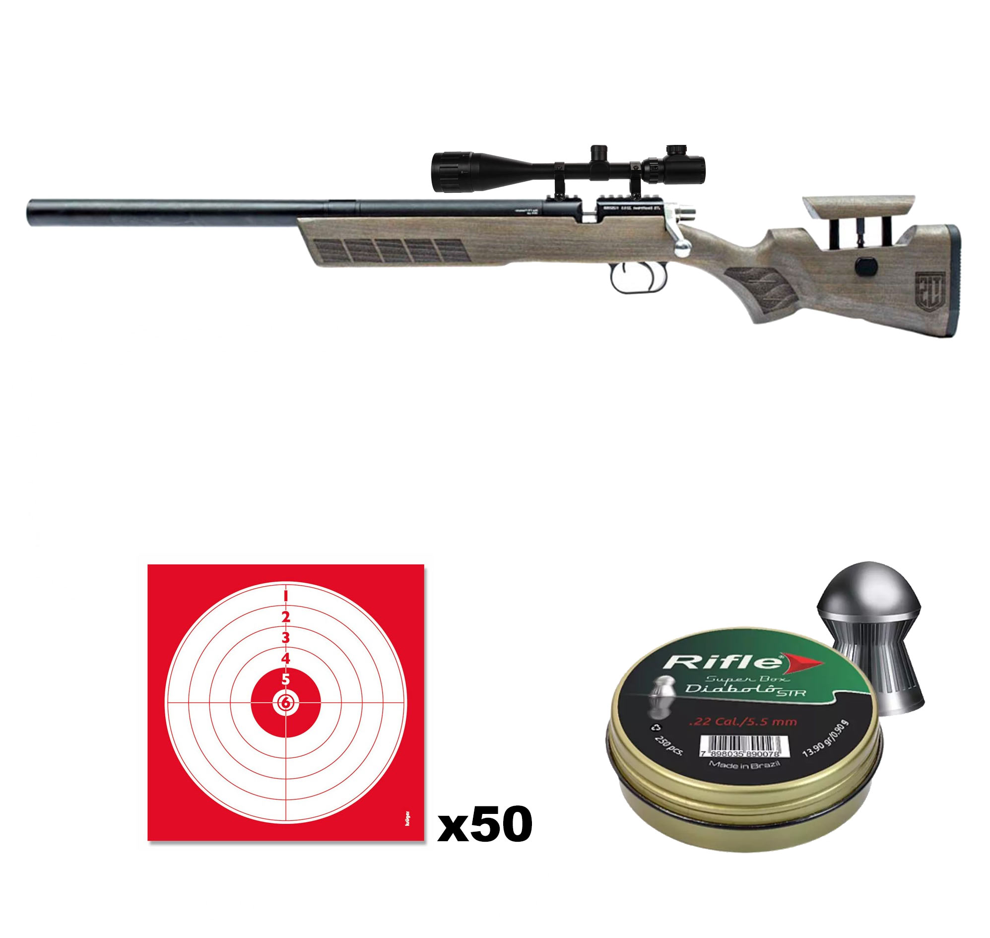 Pack-Carabine-JTS-Stealth-Hawk-PCP-cal.-5.5mm-19.9-joules-+-lunette-de-tir-6-24x50--
