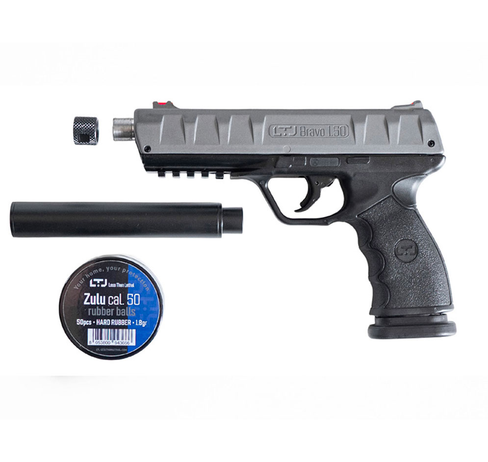 Pistolet-de-défense-LTL-Bravo-Premium-Silencieux-CO2-cal.-50-19,9-joules-8