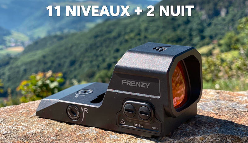 Point rouge Frenzy FA 1x16x21 compact en aluminium 7075-T6