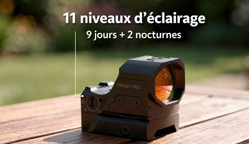Point rouge Frenzy X Flex Gen II avec optique multi-couche