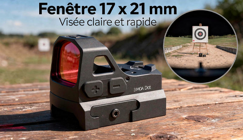 Boîtier en aluminium du point rouge Frenzy FA 1x17x21 Gen II