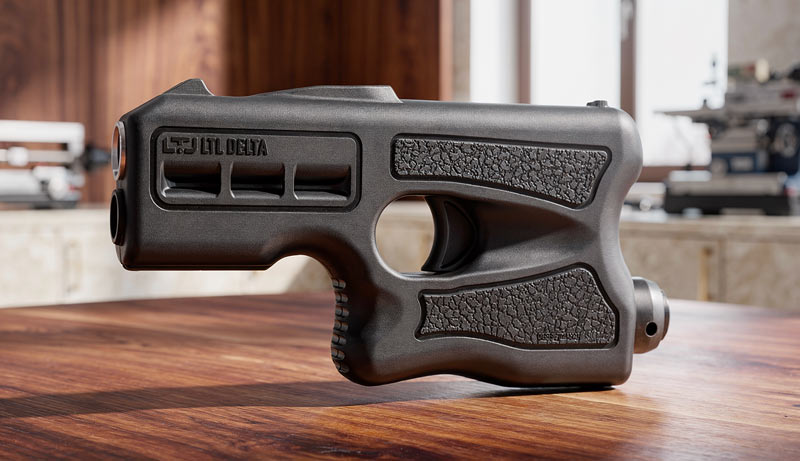Vue détaillée du pistolet LTL Delta 1.50 compact