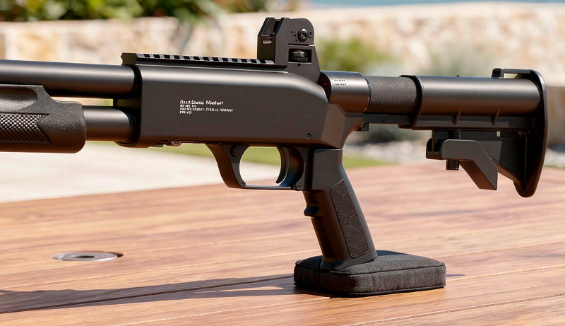 Rail Picatinny et organes de visée du fusil SG68