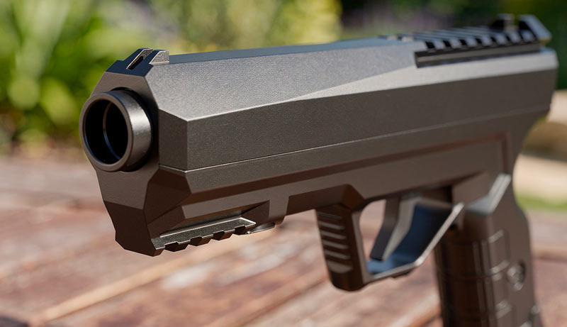 Rails Picatinny supérieur et inférieur du Vesta Guardian 68 calibre .68