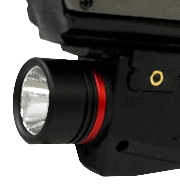 Pistolet de défense LTL BRAVO avec lampe laser