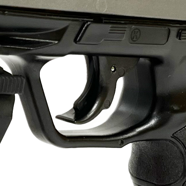Détail de la détente du pistolet LTL BRAVO