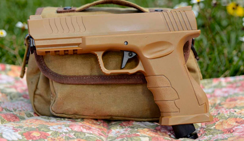 Pistolet de défense Gunsmith GS50 Tan compact