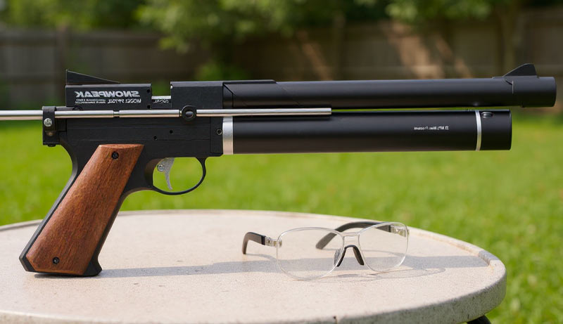 Organes de visée et rail optique du PP750L Snowpeak