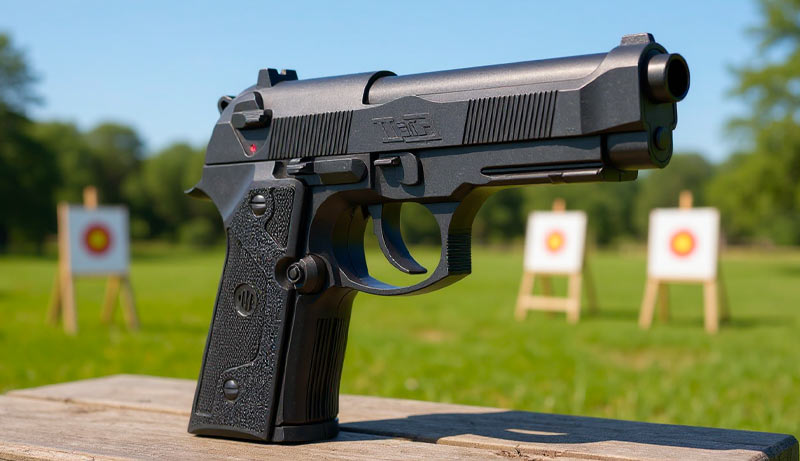 Pistolet Beretta Elite II vue de profil