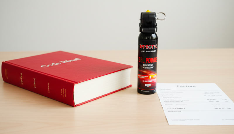 Spray de défense légal catégorie D – réglementation française
