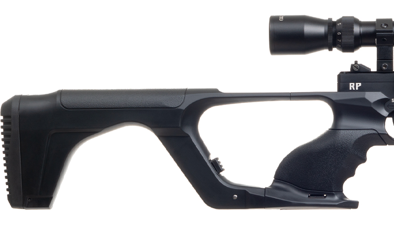 Pistolet Reximex RP ergonomie et crosse