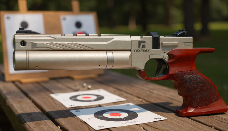 Cylindre d'air 50cc et sécurité du pistolet Reximex RPA