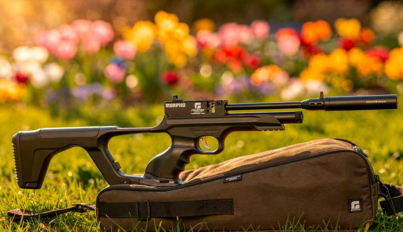 Pistolet Morpho Reximex CO2 calibre 5,5 mm avec cibles
