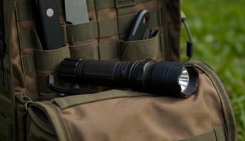 Taser Praga Beta 2 - lampe torche et commandes