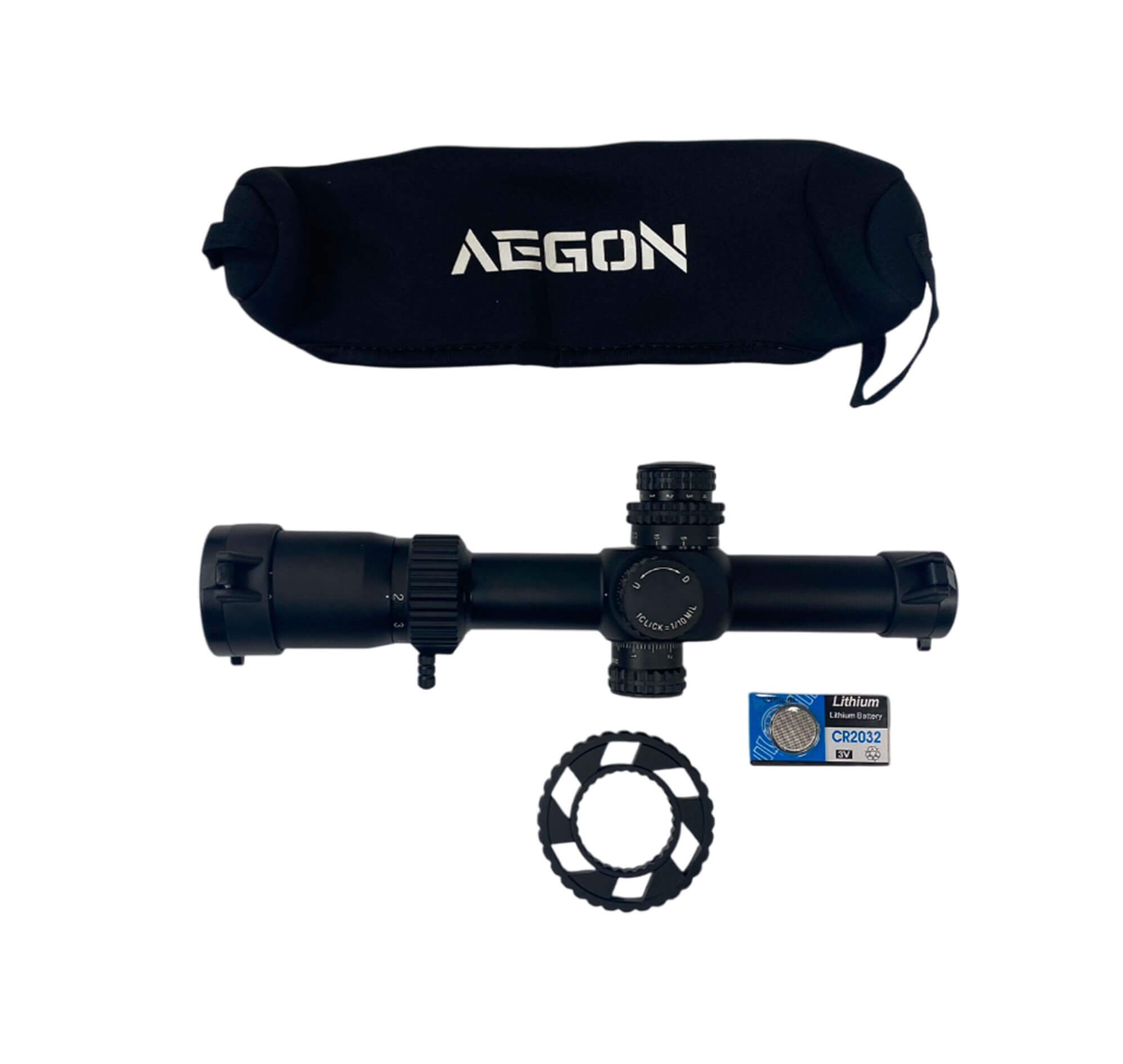 Réticule lumineux IR de la lunette Aegon 2-12x24 SFIR