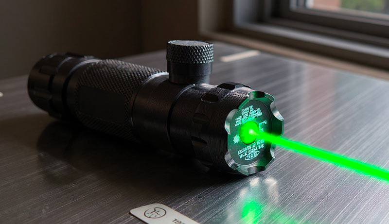 Viseur laser vert monté sur arbalète