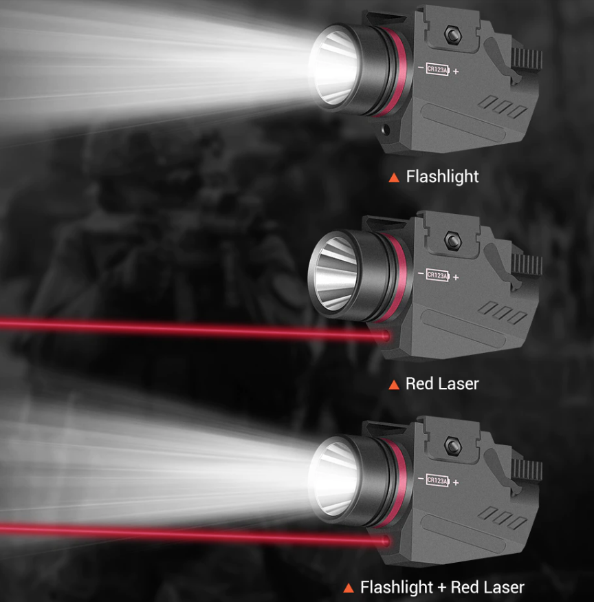 Interrupteur ambidextre lampe laser LED