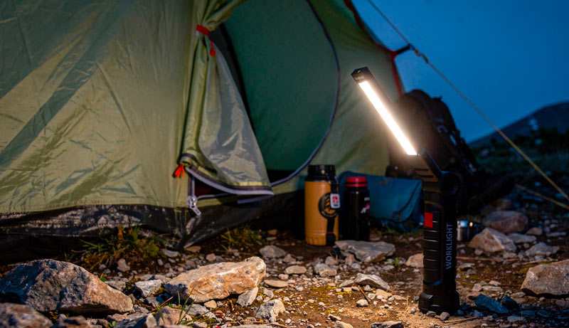 Lampe LED Workinglight avec interrupteur et modes d’éclairage