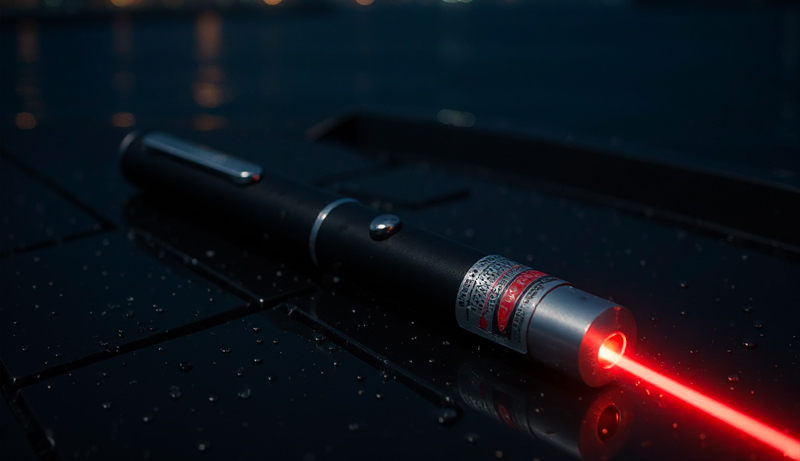 Design semi-ouvert du pointeur laser rouge