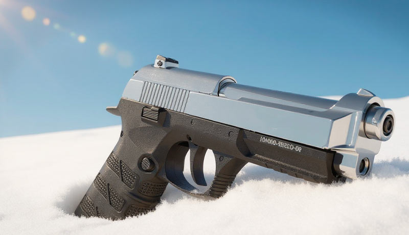 Chargeur métallique et accessoires du Ekol ES P92B Shiny Chrome