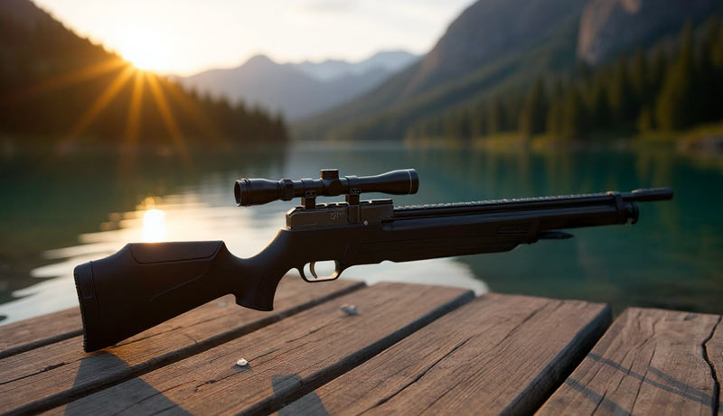 Carabine PCP EKOL P 4550H calibre 5,5 mm avec lunette 3-9x40