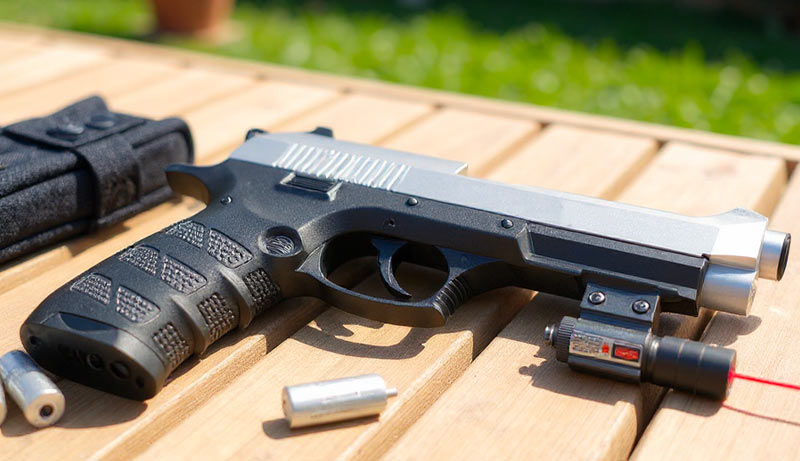 Vue latérale du pistolet Ekol ES P92 CO2