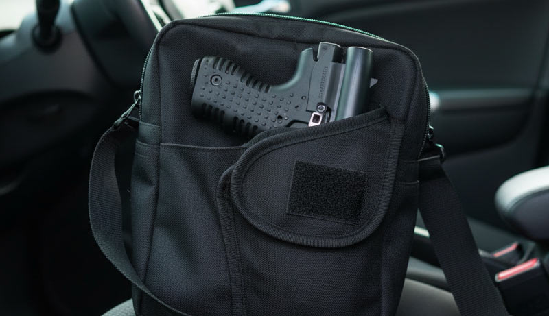 Transport légal pistolet lacrymogène Guardian Angel dans sac fermé