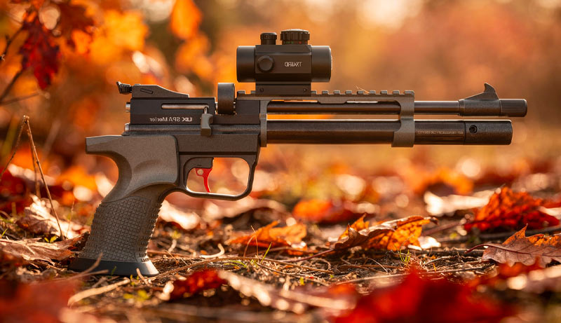 Pistolet Umarex SPA Master PCP calibre 4.5 mm 16 joules avec red dot