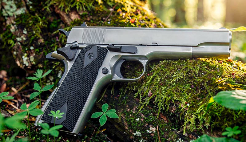 Pistolet Ekol ES 1911 Blanc CO2 calibre 4.5 mm vue principale