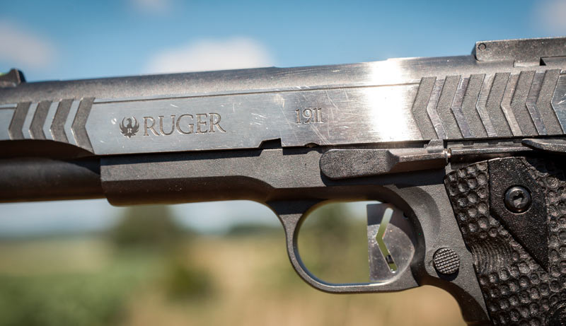 Organes de visée et sécurité du pistolet Ruger SR1911 Competition CO2