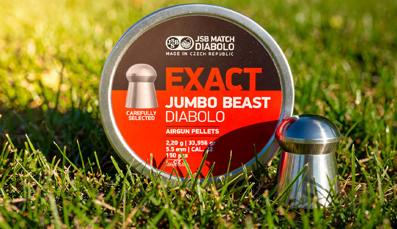 Boîte de 150 plombs JSB Exact Jumbo Beast