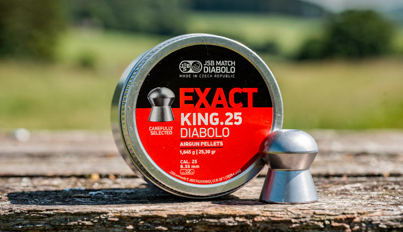 Plombs JSB Exact Jumbo King 6,35 mm vue produit
