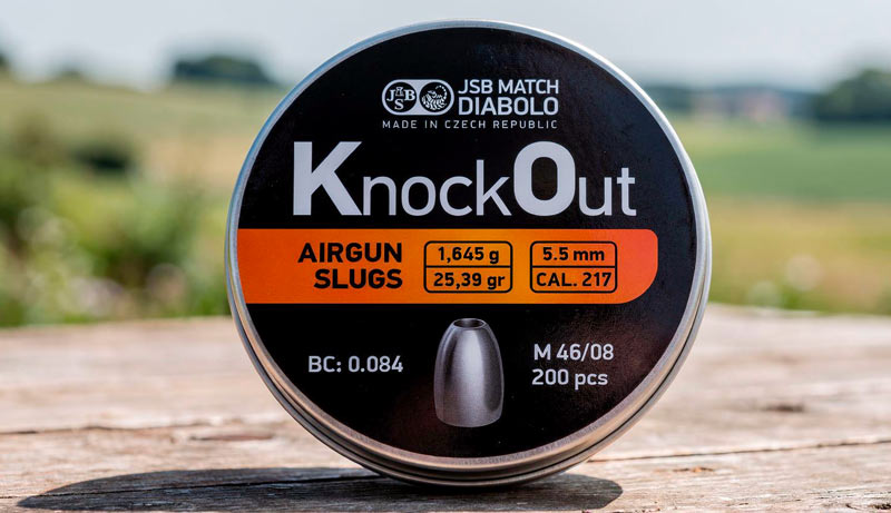 Plombs JSB Knock Out Slugs 5,5 mm vue produit
