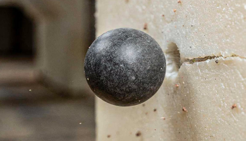 Billes nylon durci calibre .50 pour défense T4E